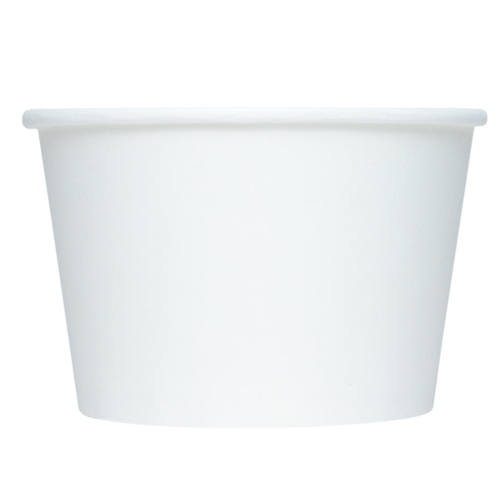 UNIQ® 8 oz White Eco-Friendly Compostable Cups