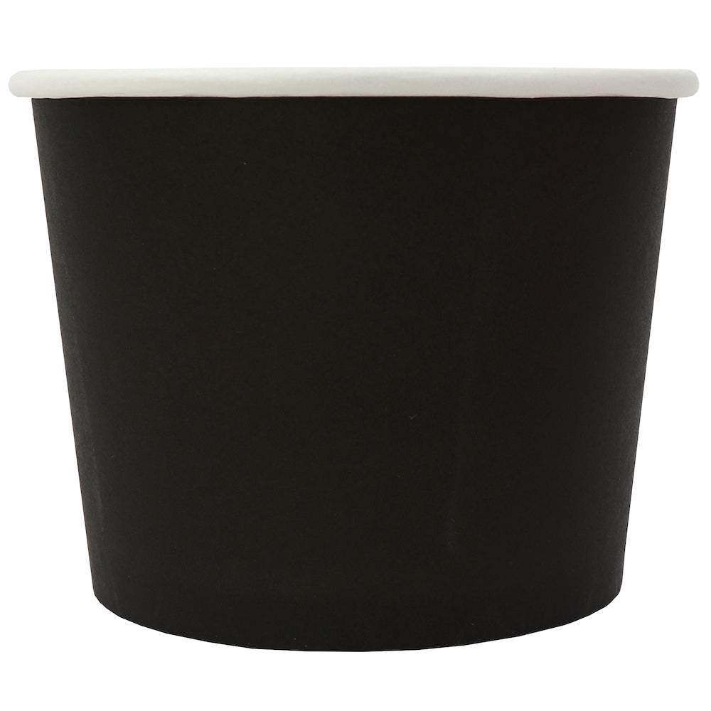 UNIQ® 12 oz Black Eco-Friendly Compostable Cups
