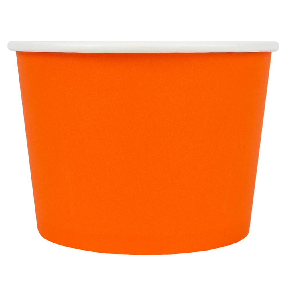 UNIQ® 12 oz Orange Eco-Friendly Compostable Cups