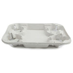 Eco-Friendly Take Out Cup Carrier - 4 Cup Holder & Tray