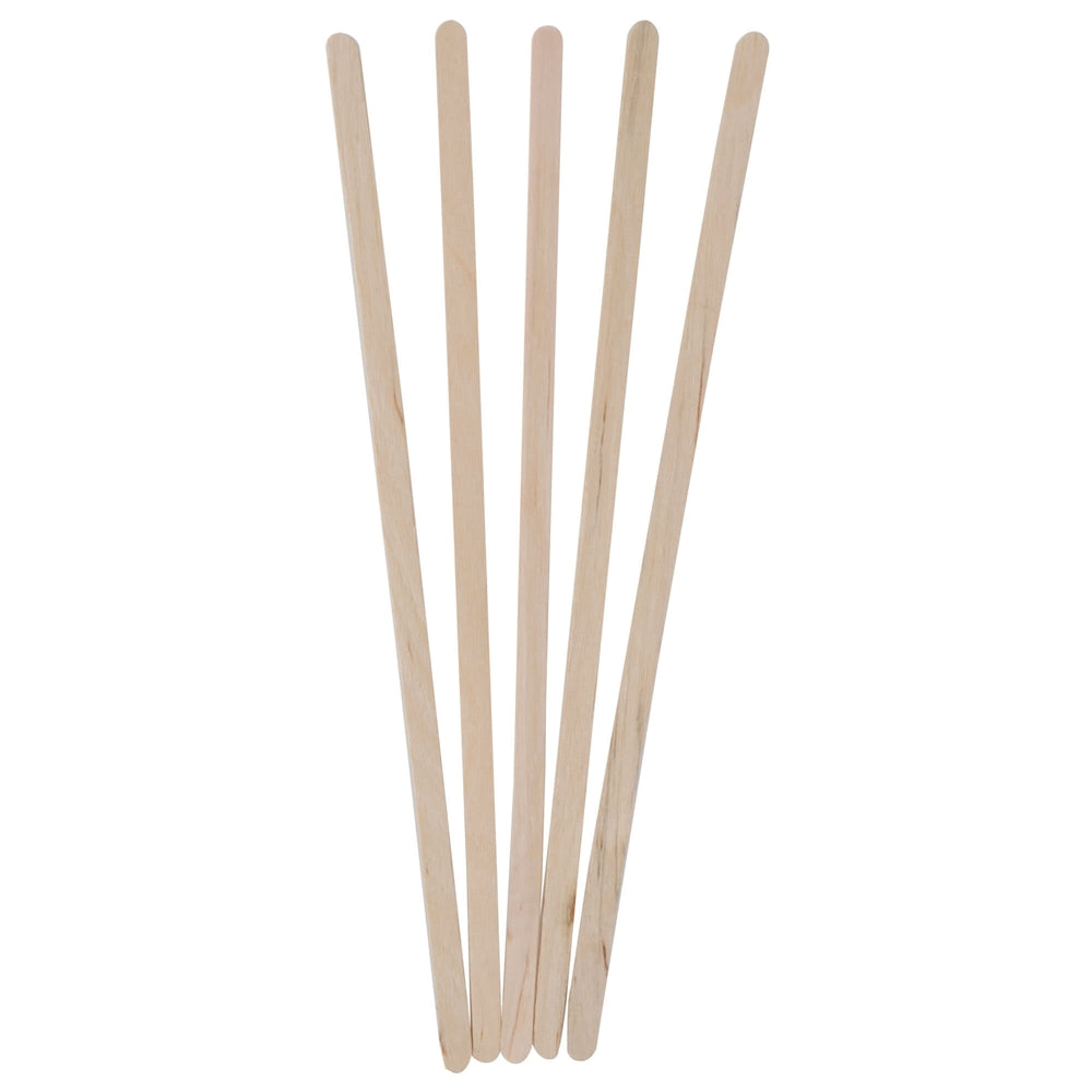 7.5 Inch Individually Wrapped Wood Coffee Stirrers