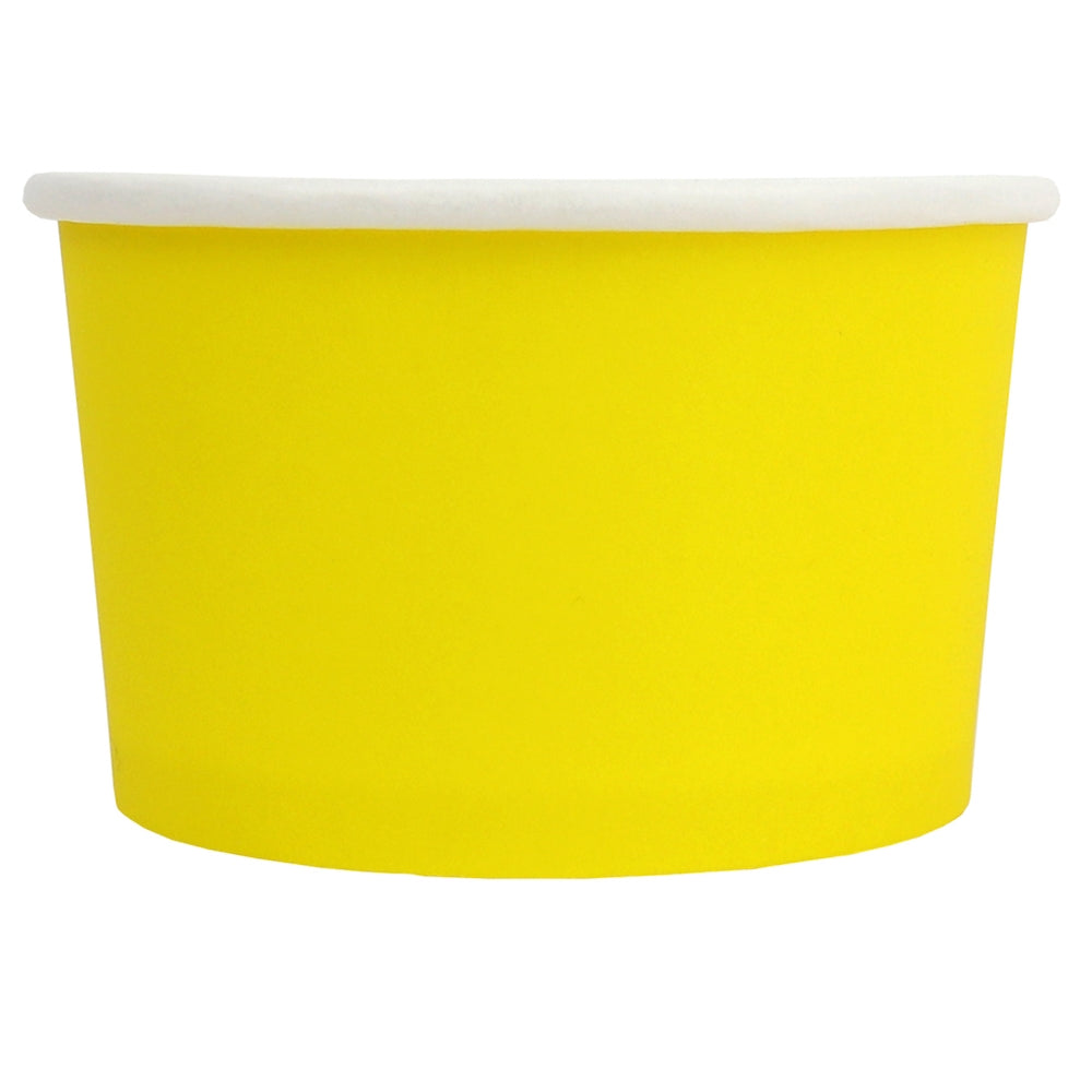 UNIQ® 4 oz Yellow Eco-Friendly Compostable Cups