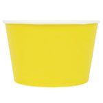 UNIQ® 8 oz Yellow Eco-Friendly Compostable Cups