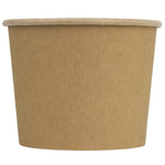 UNIQ® 16 oz Kraft Compostable Ice Cream Cups